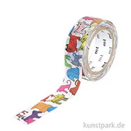 Artikelbild des Artikels “MT Masking Tape Colorful Dog, 15 mm, 7 m Rolle “